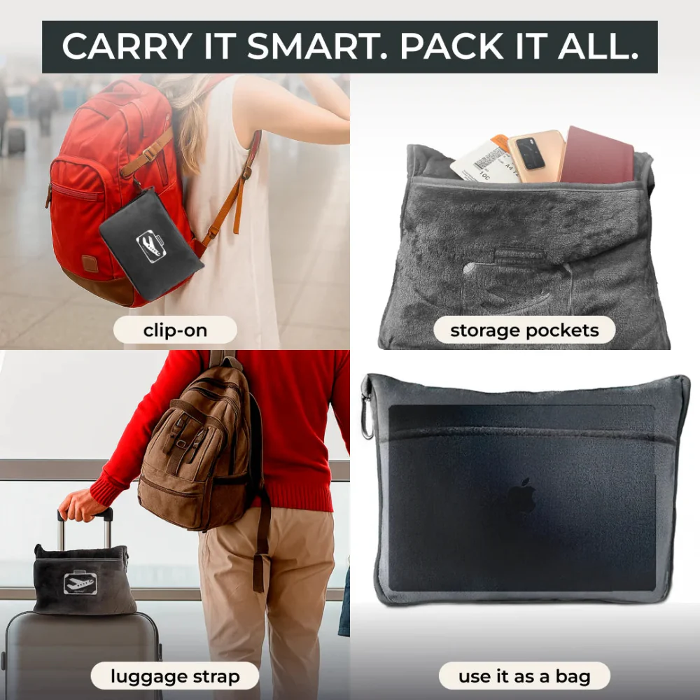 FlyHugz® Blanket & Comfort Bag - Image 3